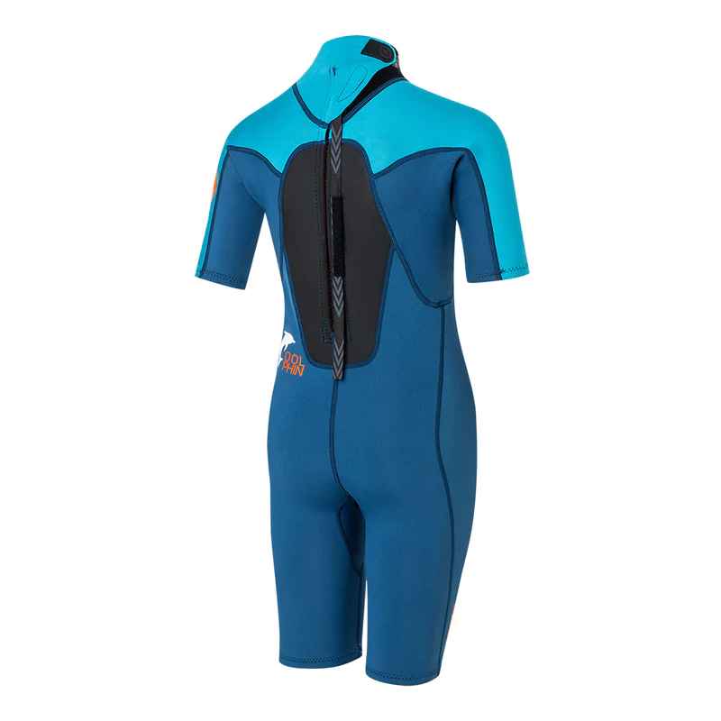 DOLPHIN SHORTY BZ FL 3.2 neilpryde windsurfingkarlin 2024 back zip navy light blue zip